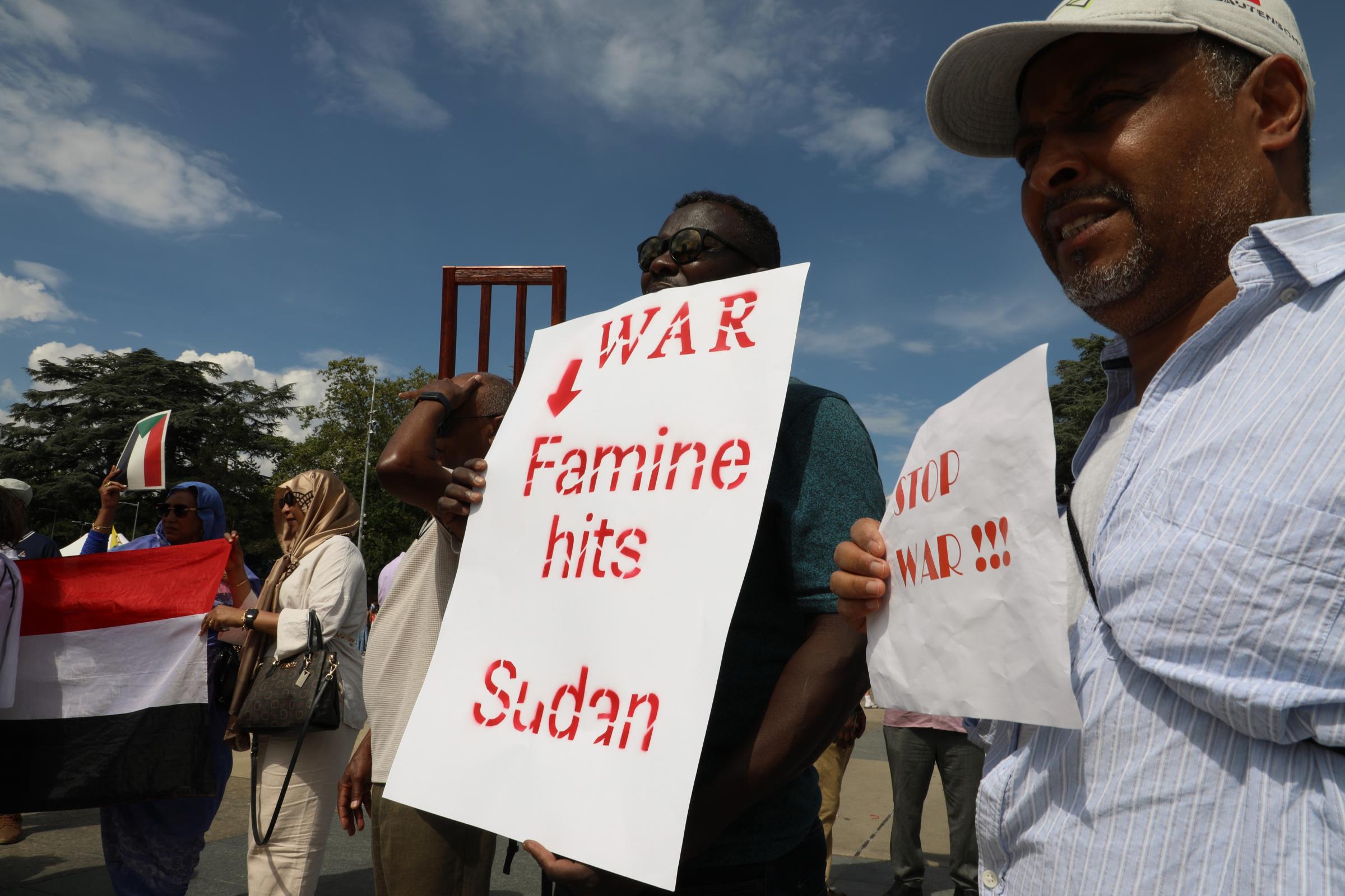 Art and Documentary Photography - Loading 007991LeaThomas-ManifestationSoudanONU7.JPG