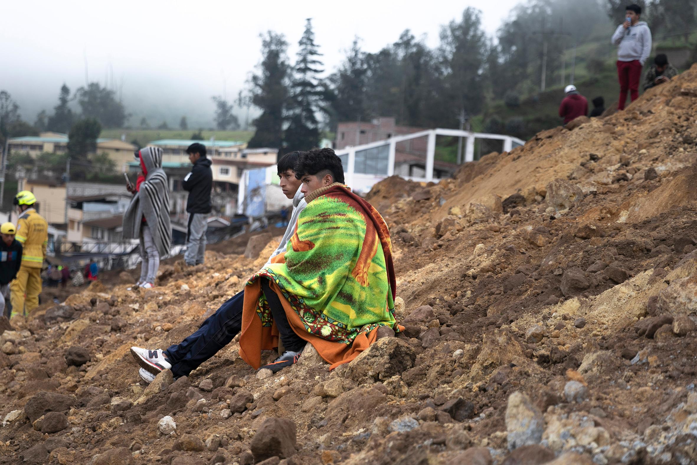 Landslide in Alausí, Chimborazo - For Reuters