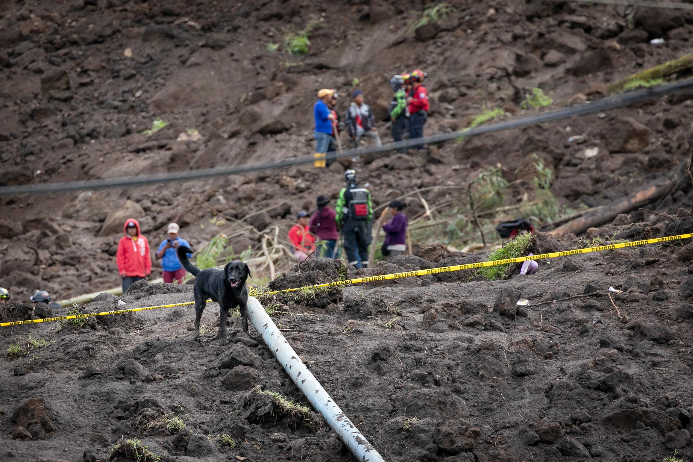 Landslide in Alausí, Chimborazo - For Reuters