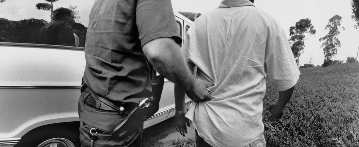 Arrest alongside Interstate 5, ...usan Meiselas/Magnum Photos USA