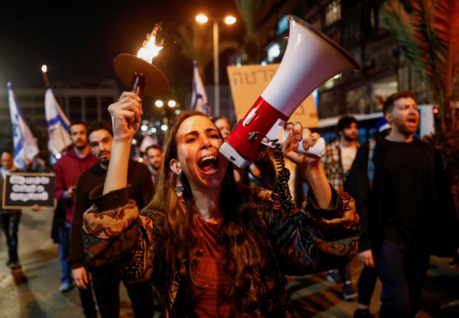 Israelis protest against Prime ... Aviv, Israel January 21, 2023.