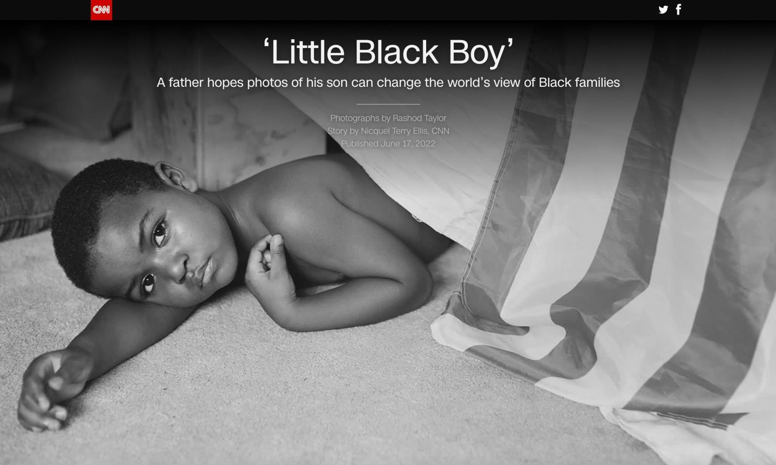 'Little Black Boy' CNN feature on Rashod Taylor