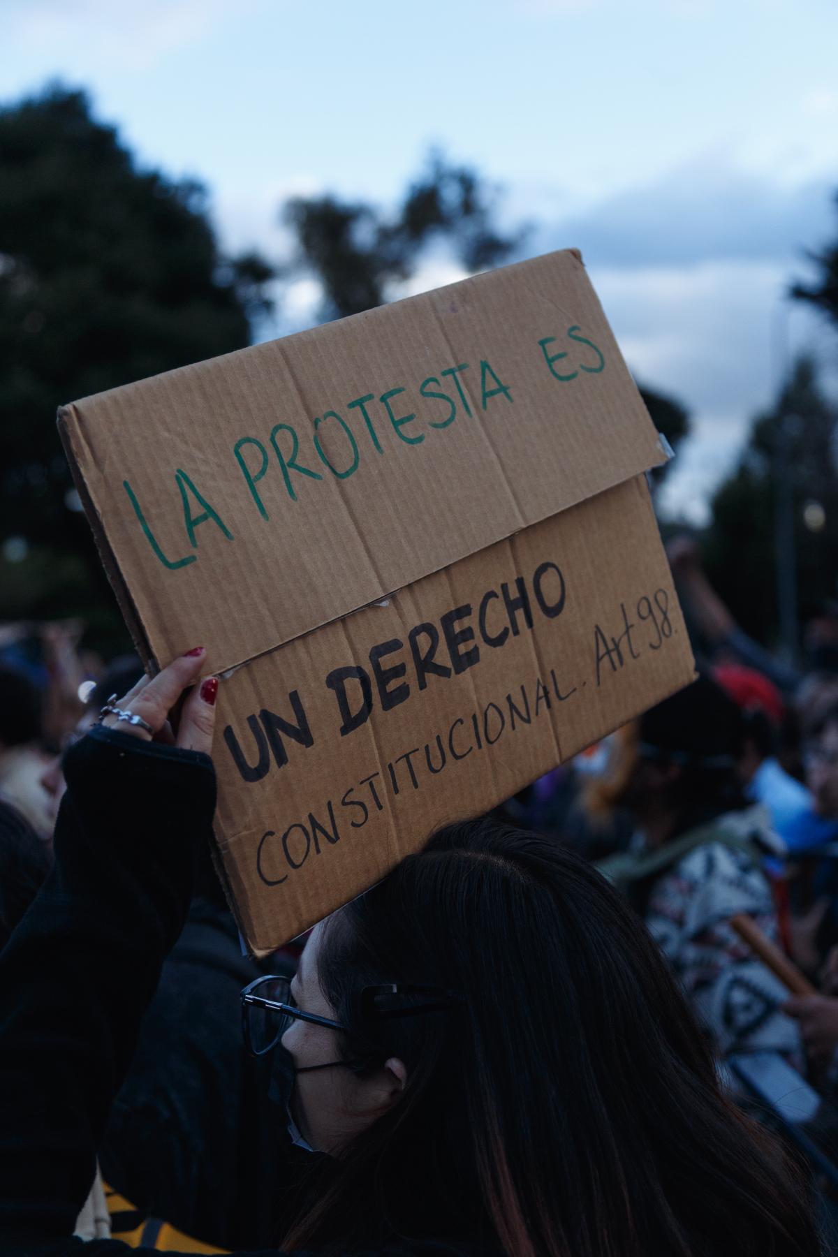 Freedom for the arbitrarily detained protesters! by Jonathan Jaramillo
