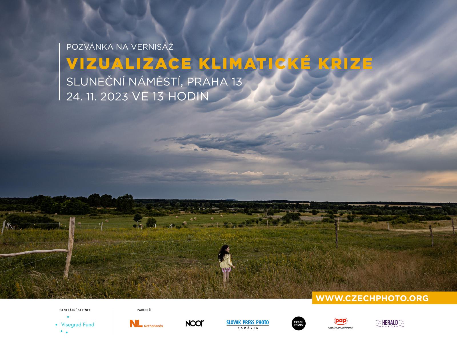 Visualising Climate Crisis exhibition in Prague, Czechia