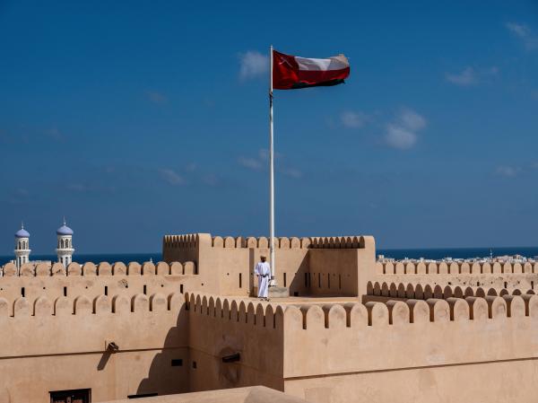 In Oman, a Dagger Symbolizes National Pride - SUR, OMAN-&shy;‐ NOVEMBER 22, 2022: Abdullah Al Farsi, co-owner of Al Sayegh Silversmithing...