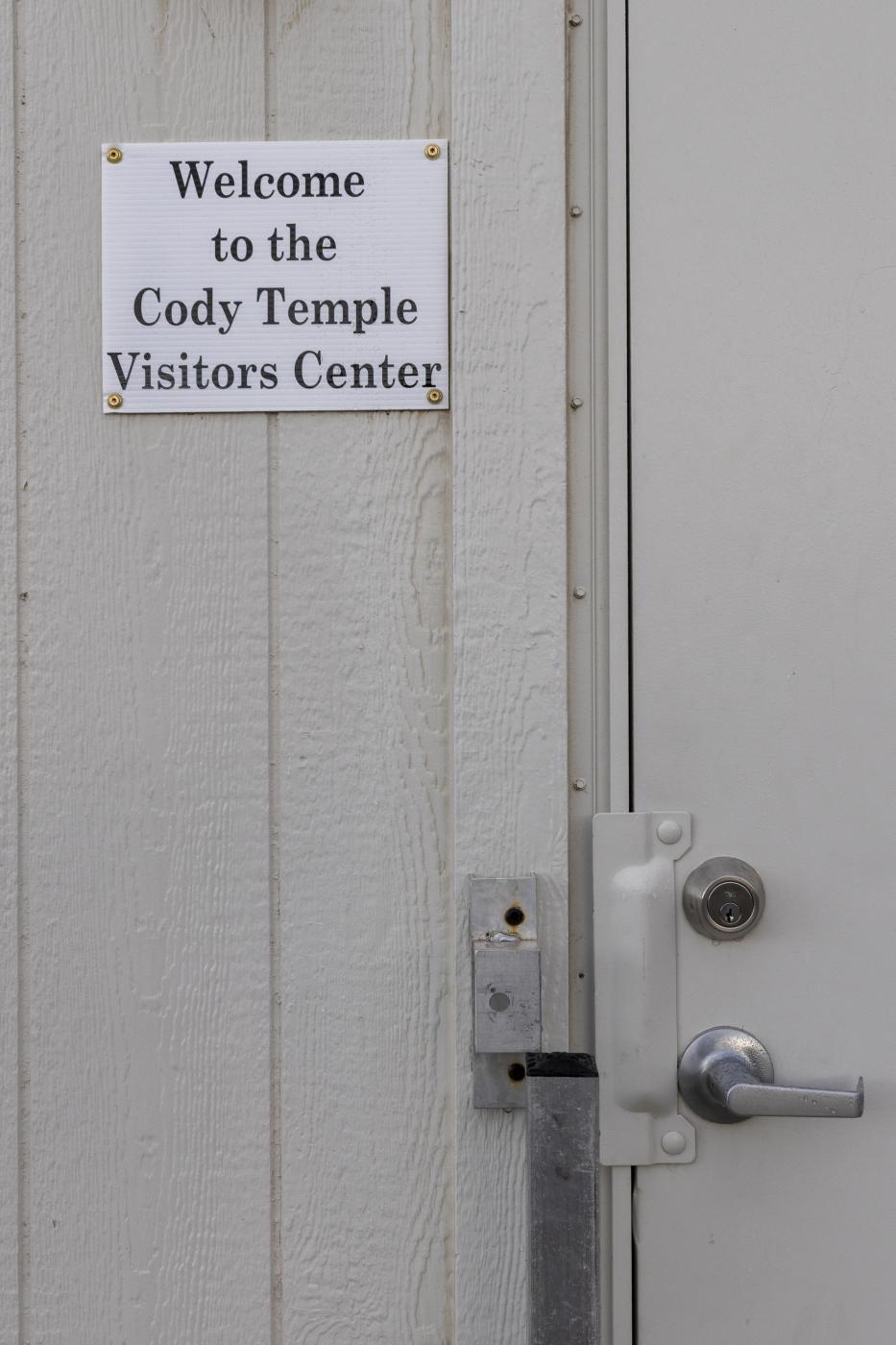 A visitor center welcomes guest...oto by Natalie Behring Cody USA