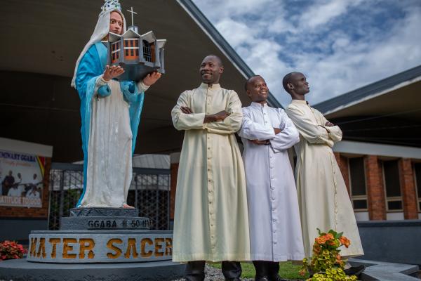 Photography - Seminarians during break time at St. Mary's National...