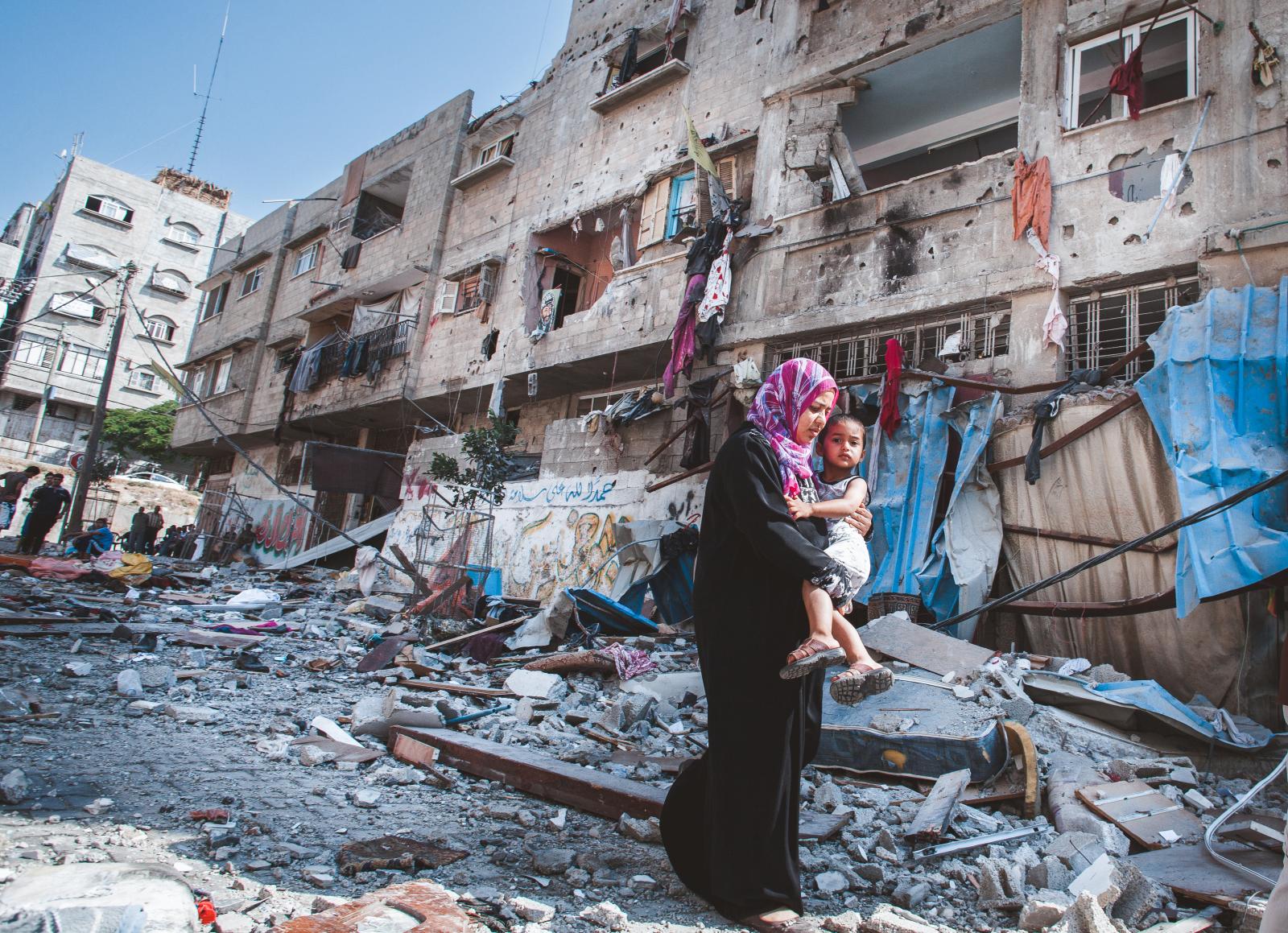 Gaza War 2014 - July 10, 2014 - Gaza City, Gaza Strip - Palestinians...