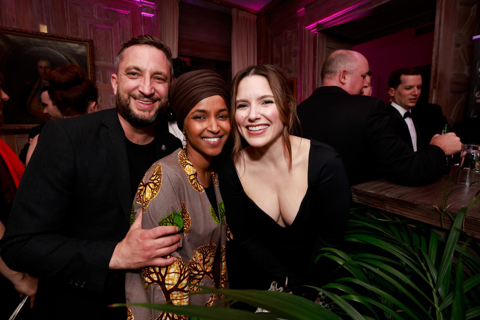 Image from Events - Tim Mynett, Ilhan Omar, and Sophia Bush at the Paramount...