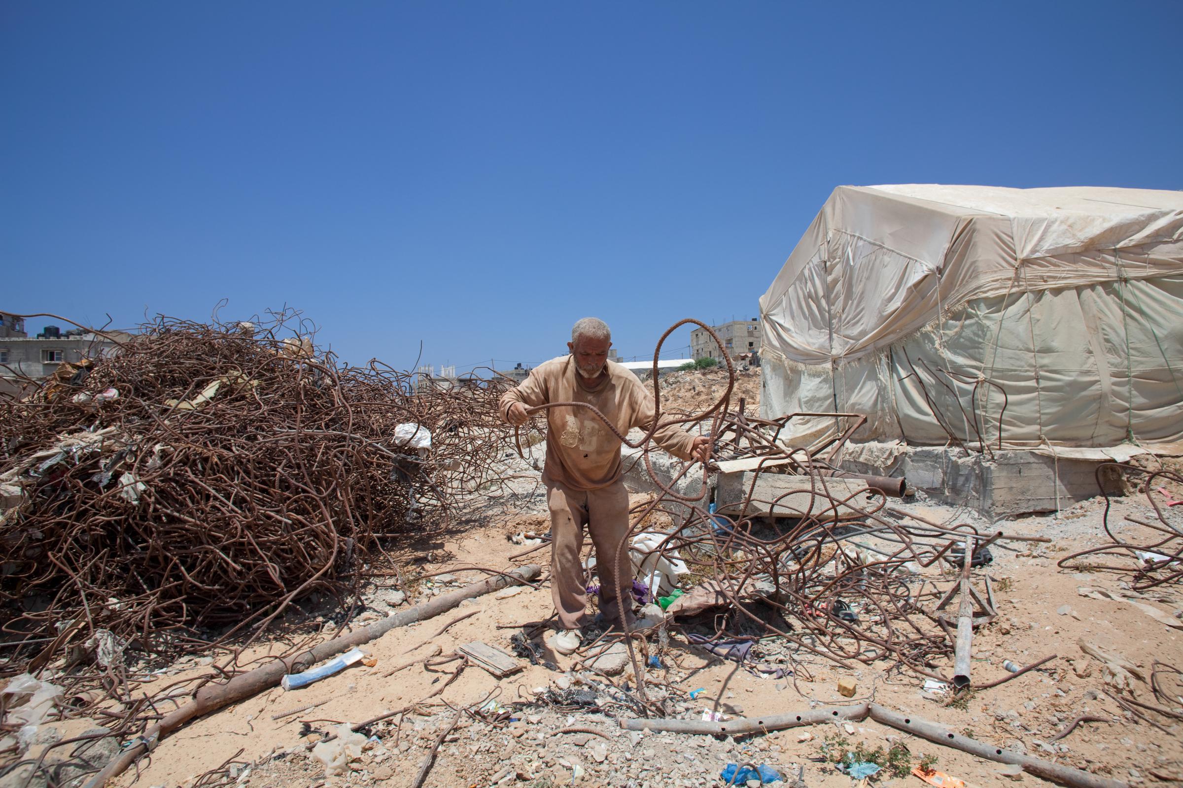 What Lies Beneath The Rubble  - GAZA STRIP, PALESTINE.