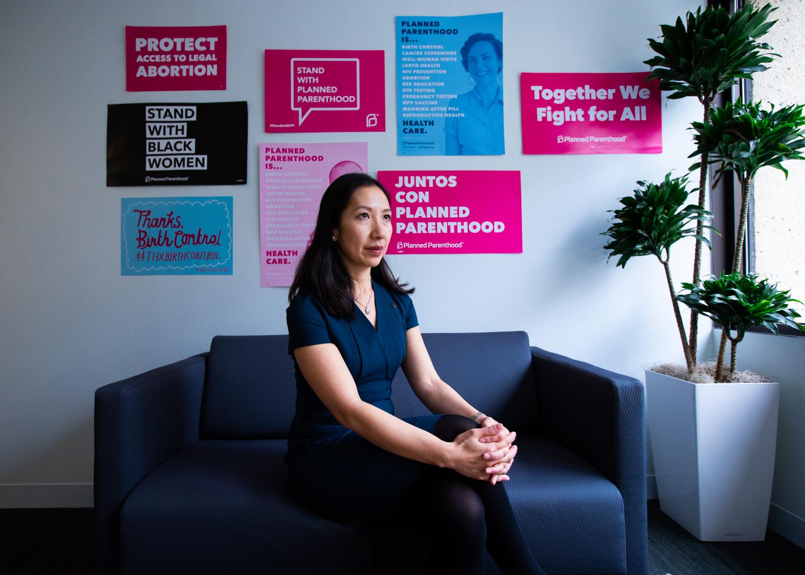 WASHINGTON DC, DECEMBER 14th: Dr. Leana Sheryle Wen, President of the Planned Parenthood Federation of America, poses for a portrait at the organization’s office located in downtown Washington DC. Dr. Wen is the first female physician to become a president of Planned Parenthood in fifty years. Photo by Eman Mohammed for Buzzfeed News 