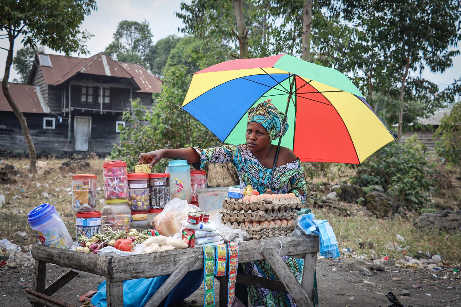 The upbeat umbrellas of DRC