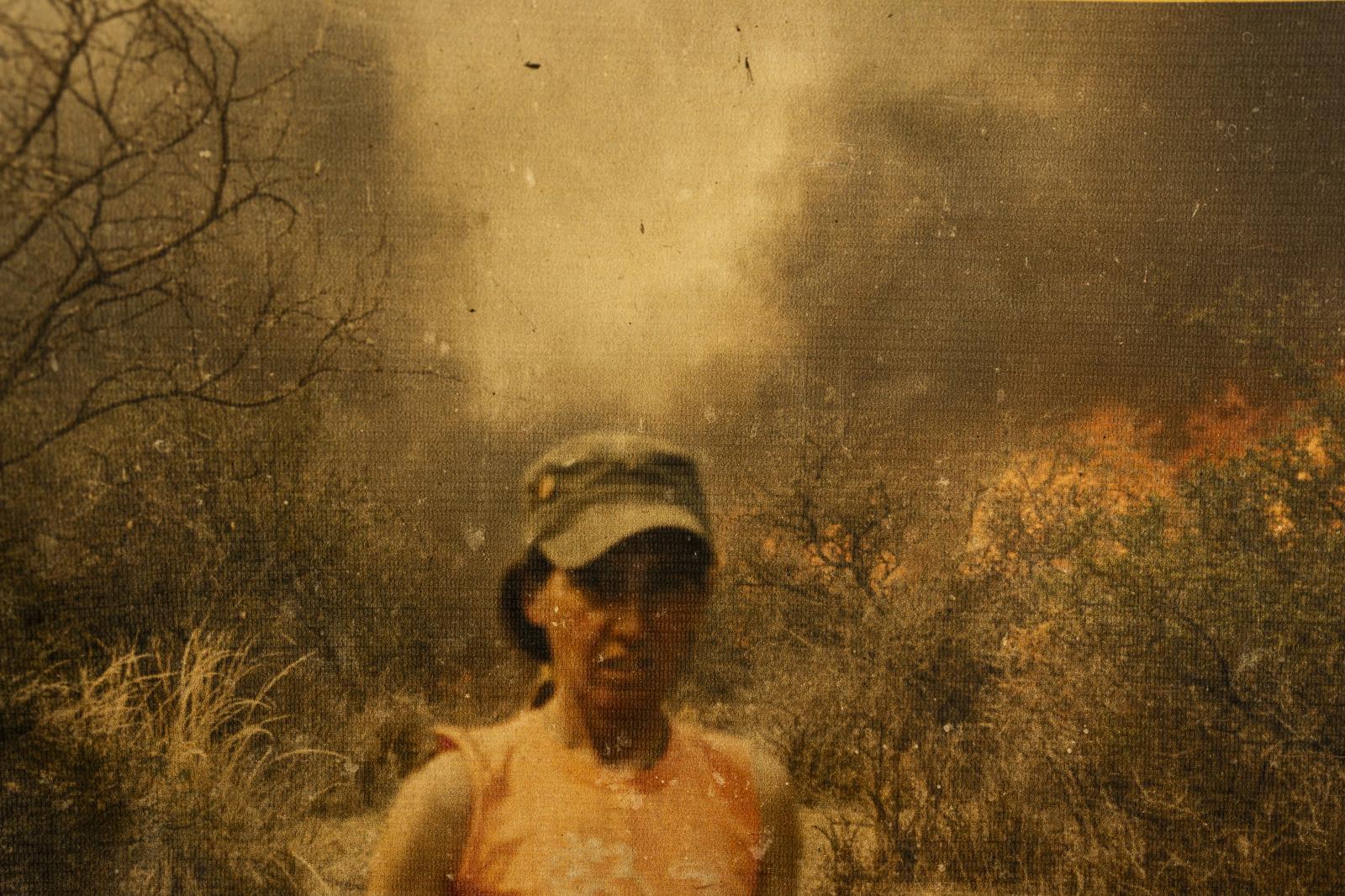 En 2009, un incendio forestal d...refugio y lejos de las llamas. 