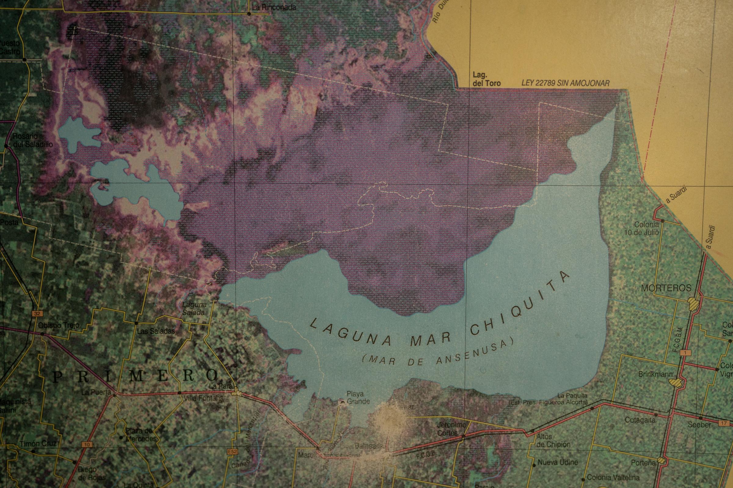 Mar Chiquita - Mapa antiguo perteneciente al Museo Fotografico.   
