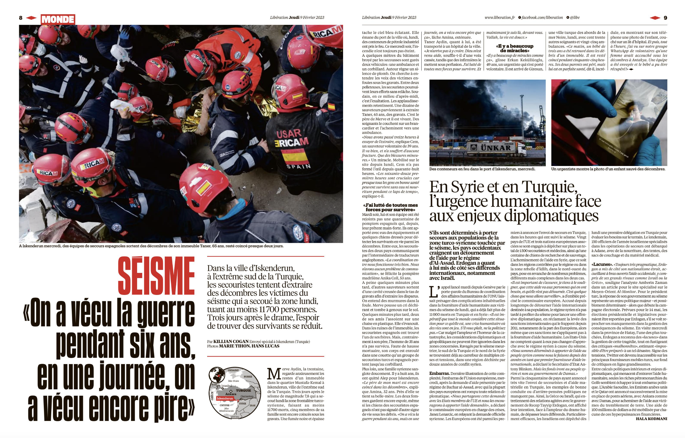 Image from Publications - Assignment for Libération