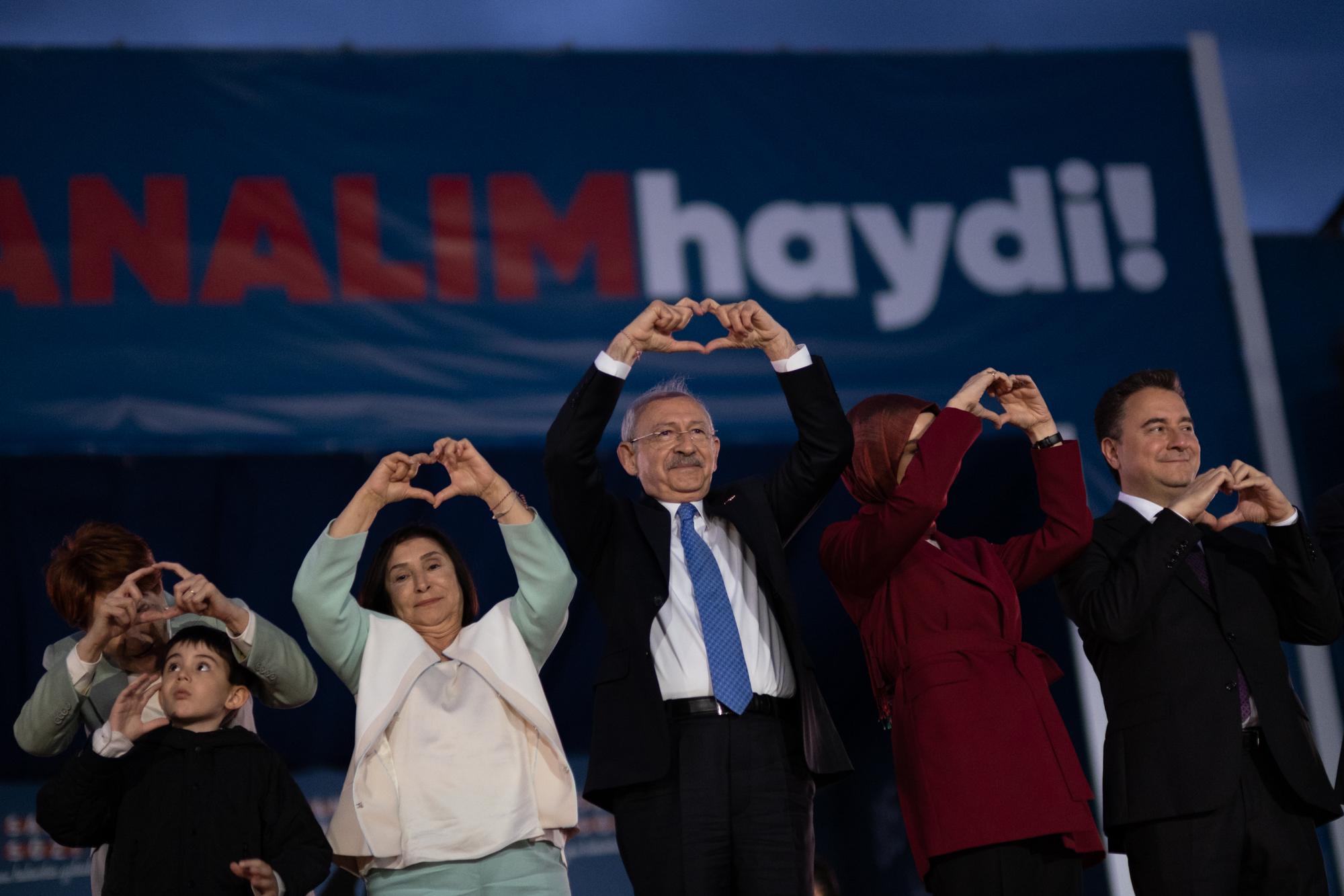 General elections in Turkey - 2023 - Thousands of people gathered in Maltepe, on the Asian...