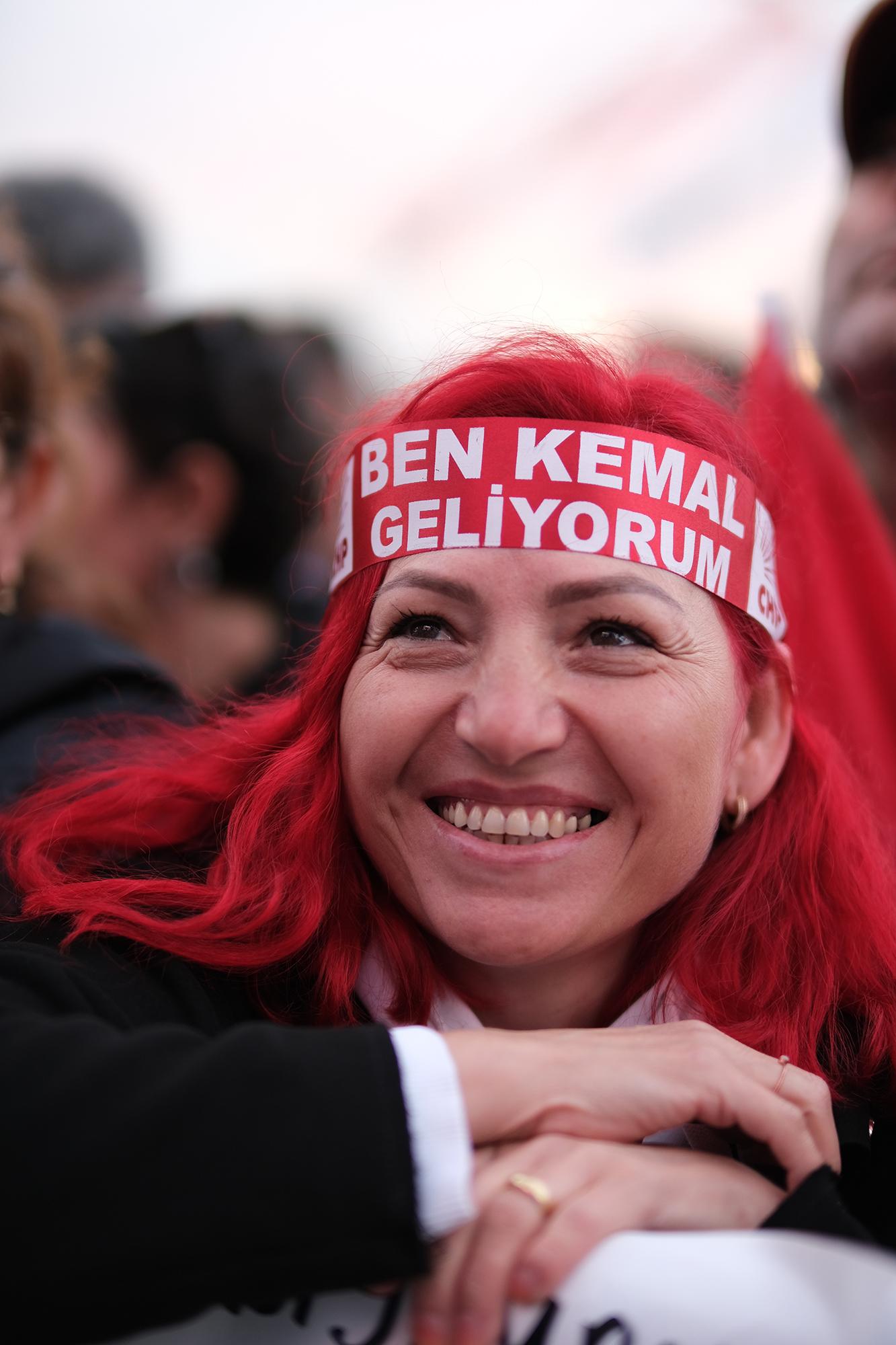 General elections in Turkey - 2023 - Thousands of people gathered in Maltepe, on the Asian...