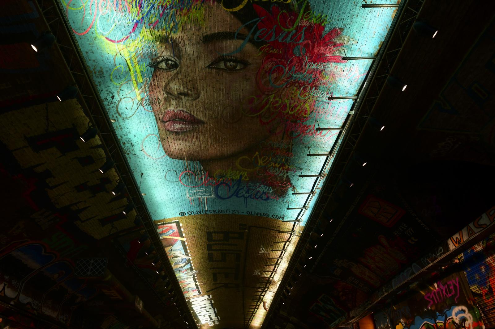 Image from Daily Life UK - Leake St Tunnel known as the Banksy Tunnel near the...