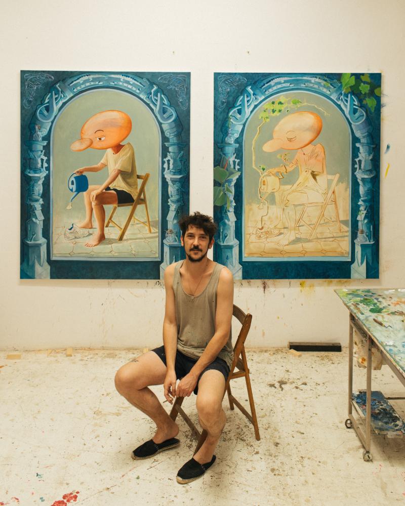 Retratos -  Marc Badia, pintor / pinter 