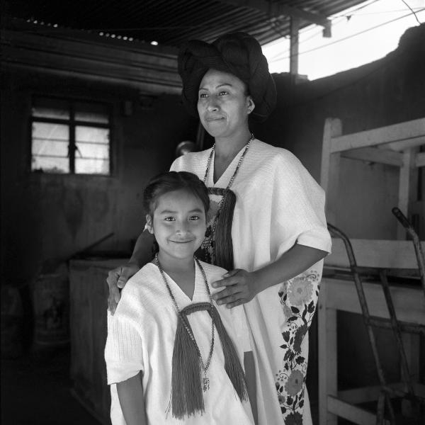Image from My family album - Martha Robles and her daugther Ximena, before to attend...