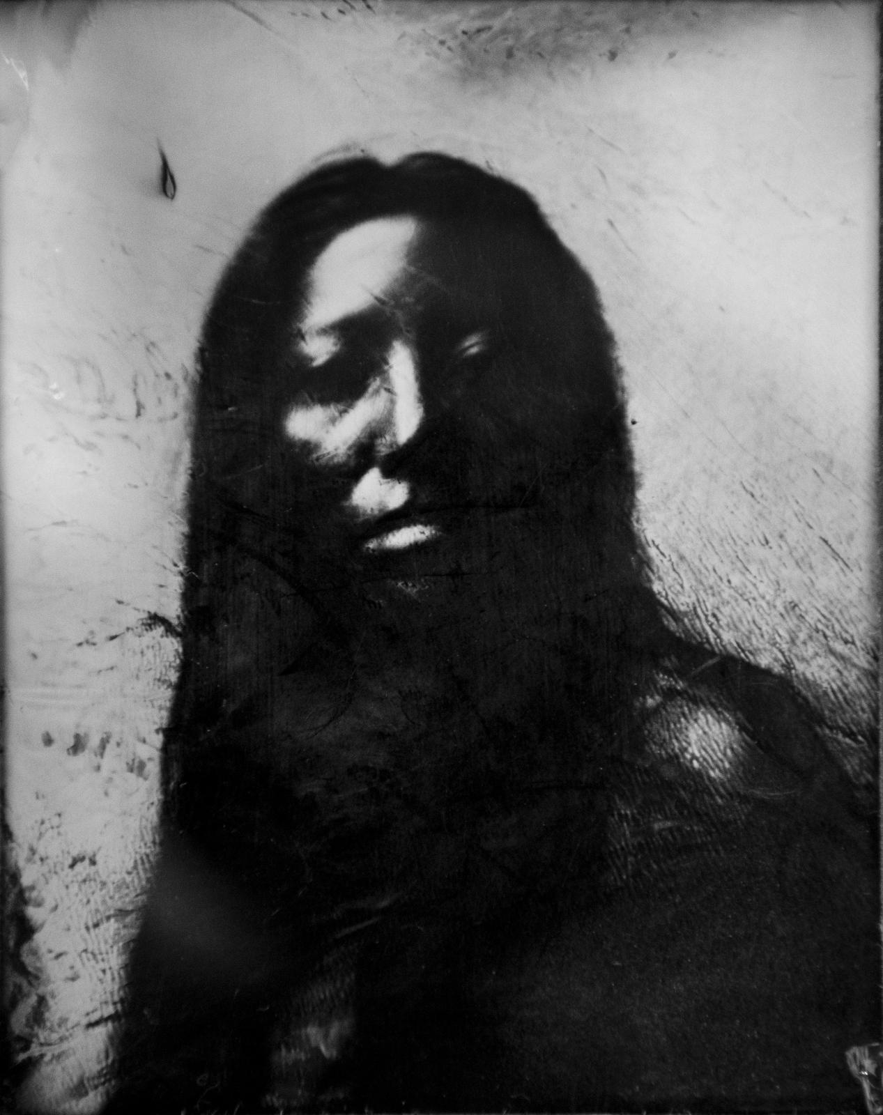 “Where my belly button is buried" -   Ancestral energy    Wet Plate Collodion