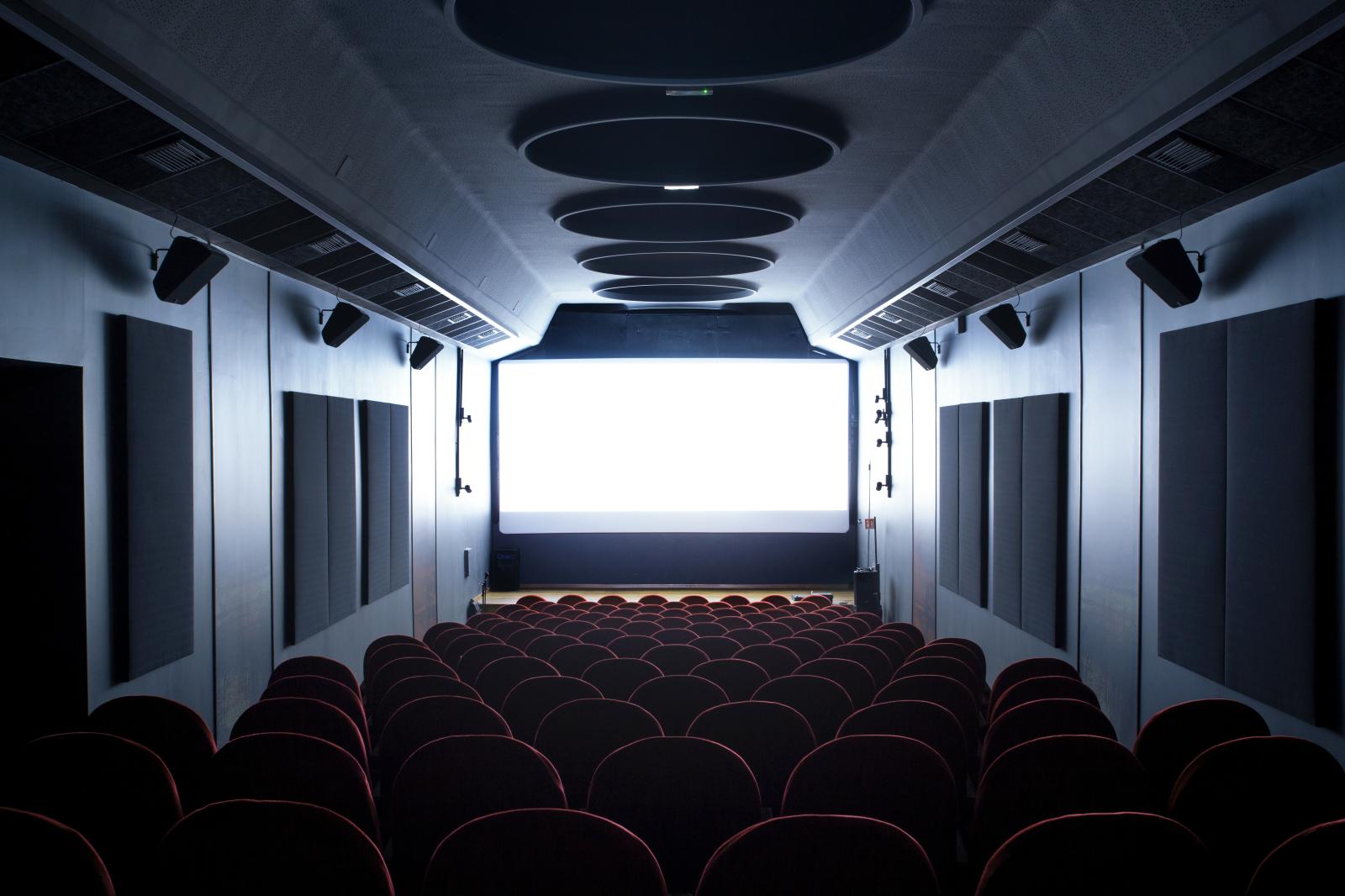 A screening room at the Cinema Centrale, Turin (Italy)