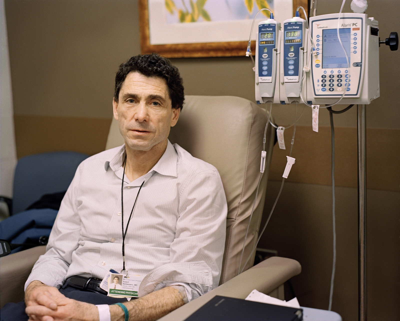 "Do I Look Sick to You?" -   Dr. Robert Baldassano Receiving Remicade Treatment...