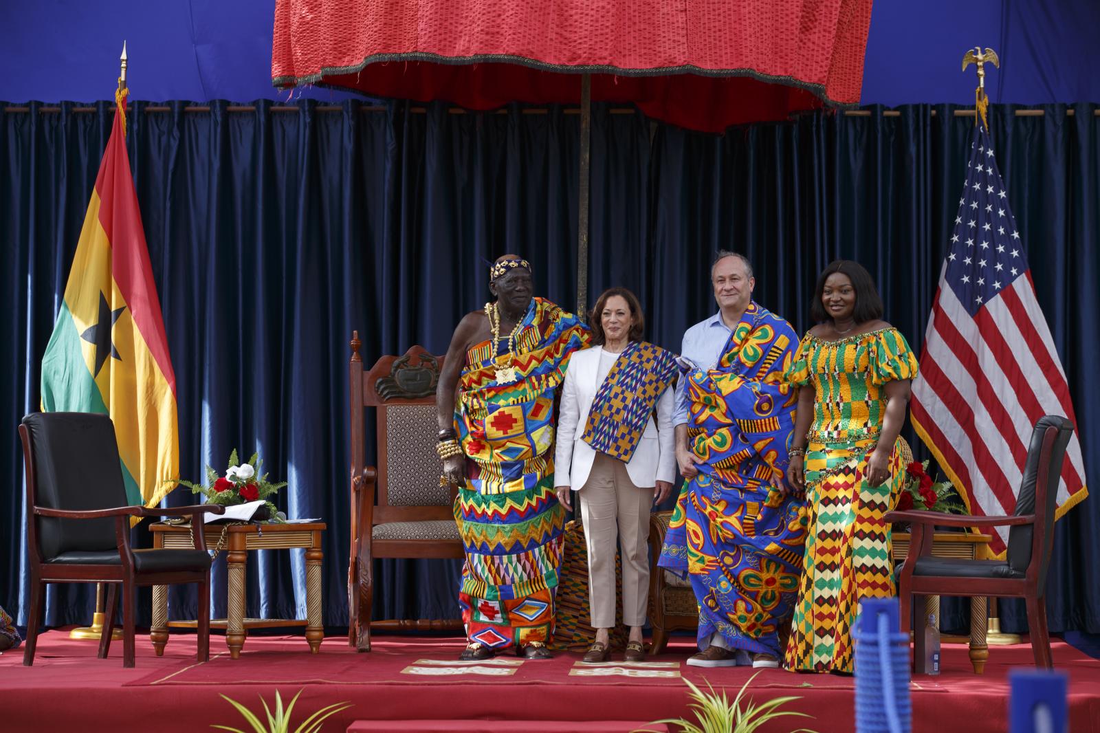 U.S. Vice President Kamala Harris Visit To Ghana - U.S. Vice President Kamala Harris and Second Gentleman...