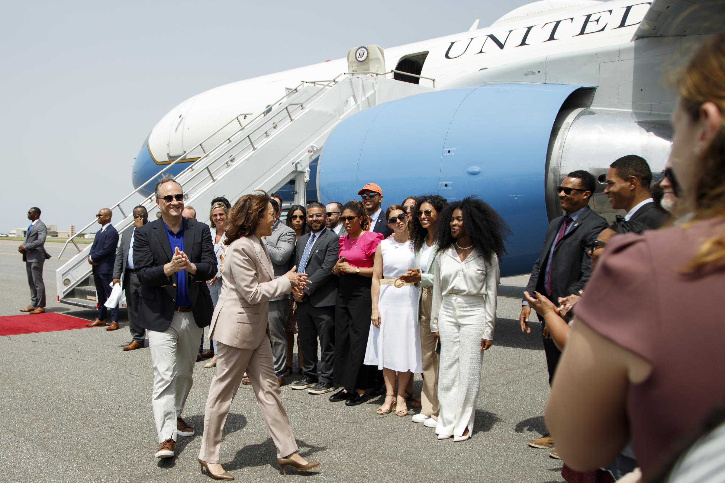 U.S. Vice President Kamala Harris Visit To Ghana