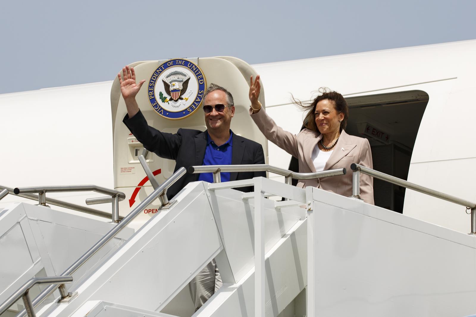 U.S. Vice President Kamala Harris Visit To Ghana - U.S. Vice President Kamala Harris and Second Gentleman...