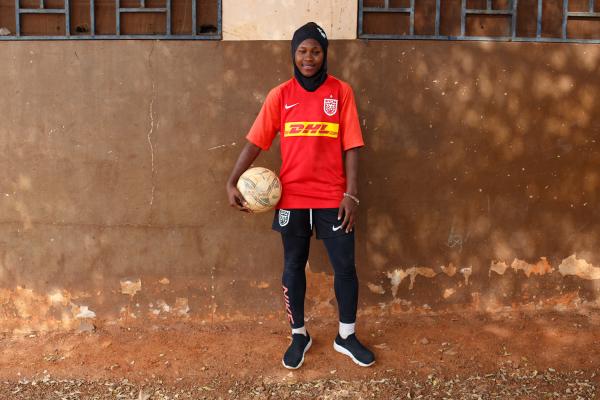 Faith and Football - Annatu Sadat, the first to play in the Ghana Women's...