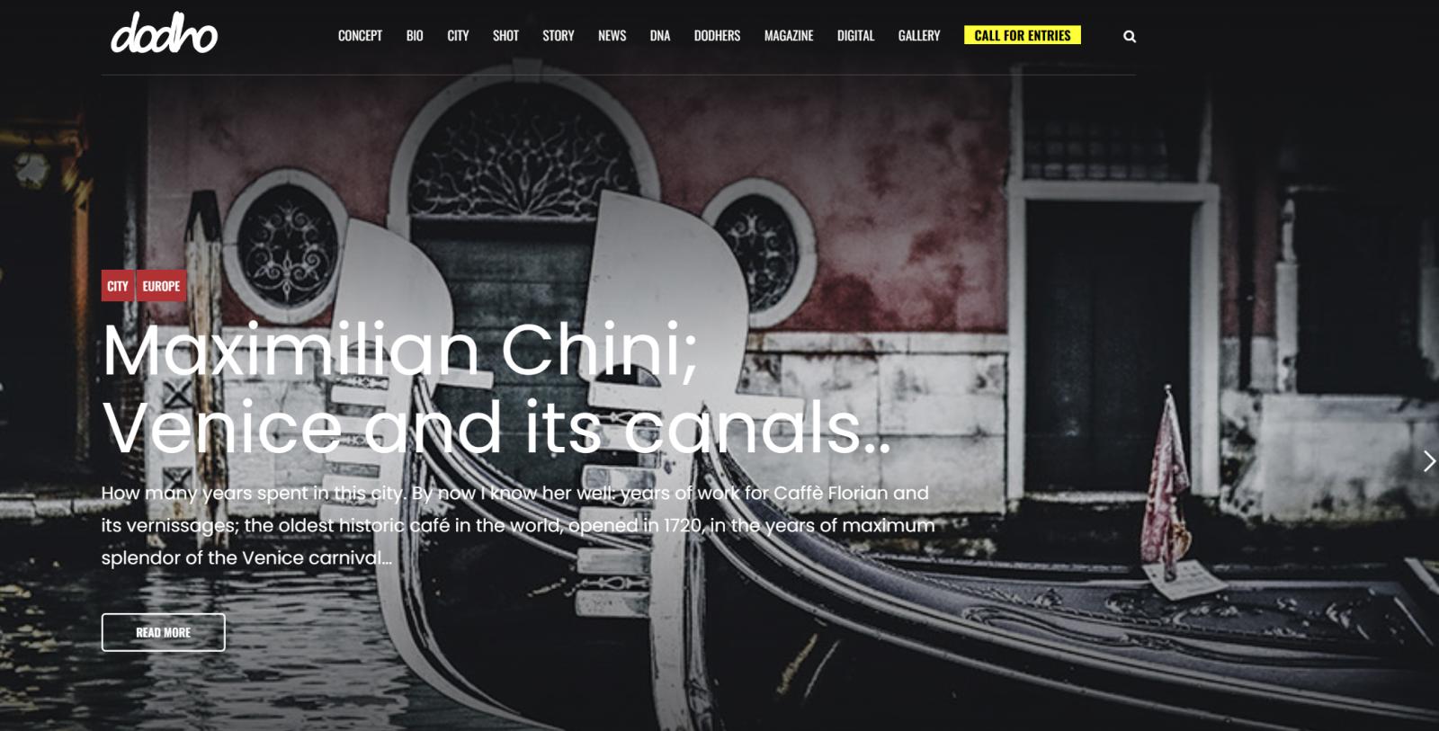 Maximilian Chini; Venice and its canals.. | Dodho