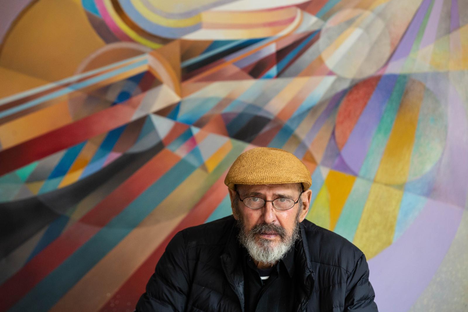 Arnaldo Cohen, plastic artist. Mexico City, May 2023.