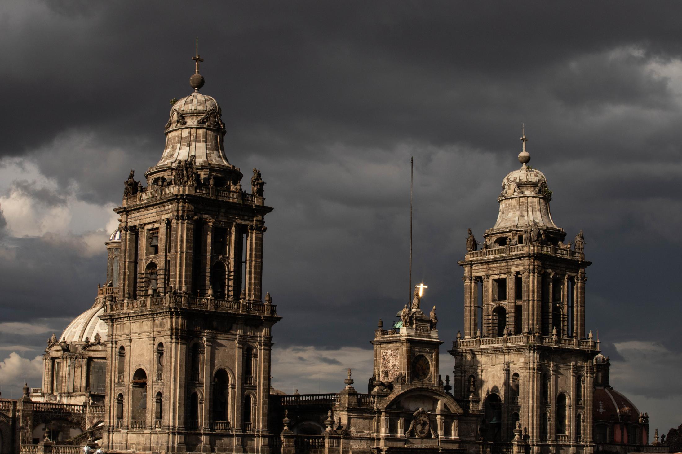 Cathedral in clouds. | Buy this image