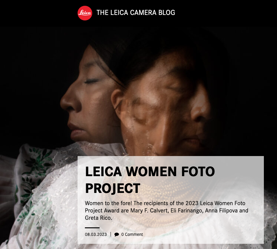 Leica Women Foto Project Award