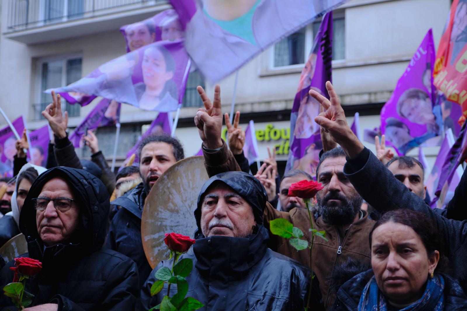 People remember Kurds killed in Paris