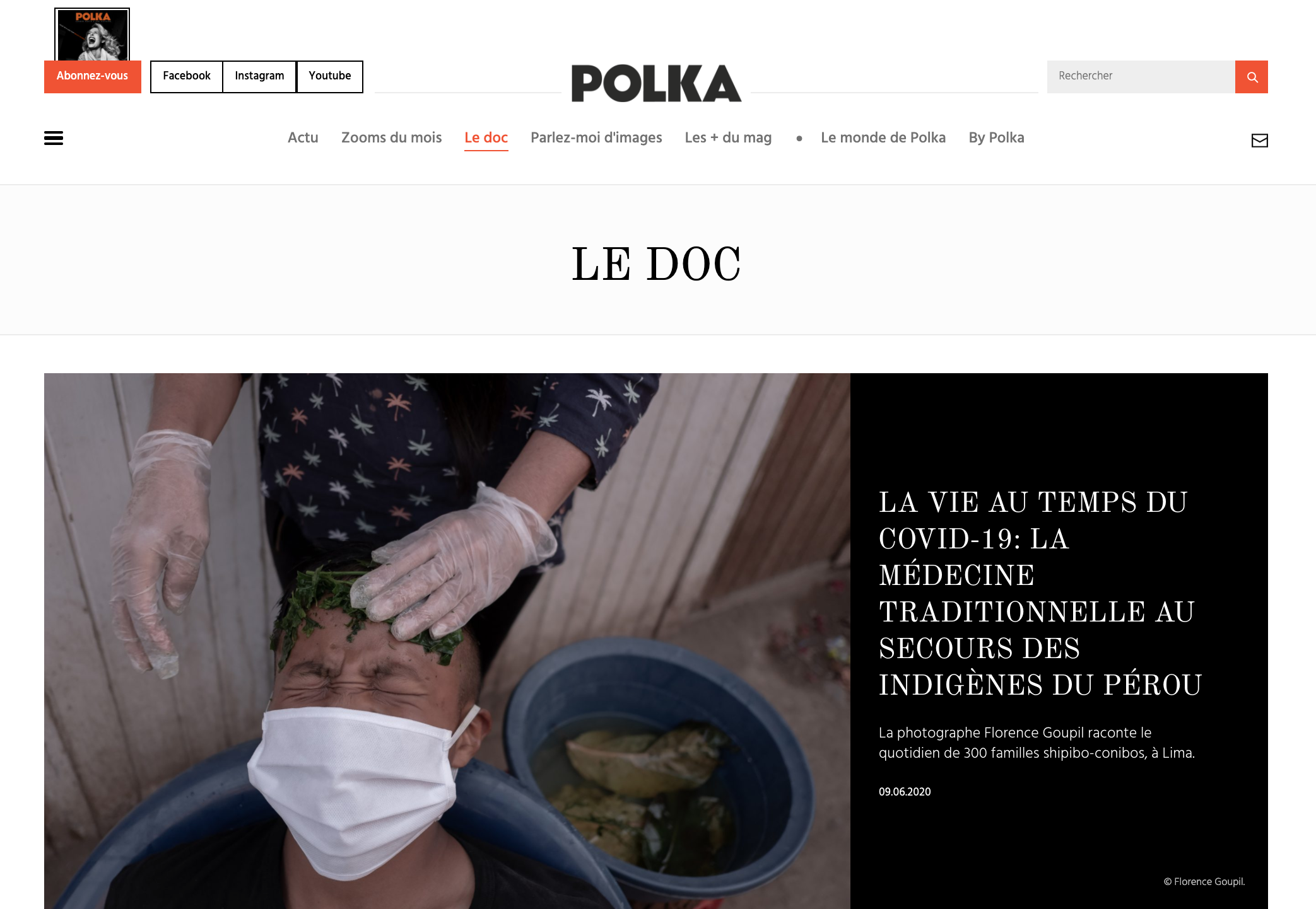 Tear Sheets -  Polka Magazine: Read the article by Elisa Mignot 
