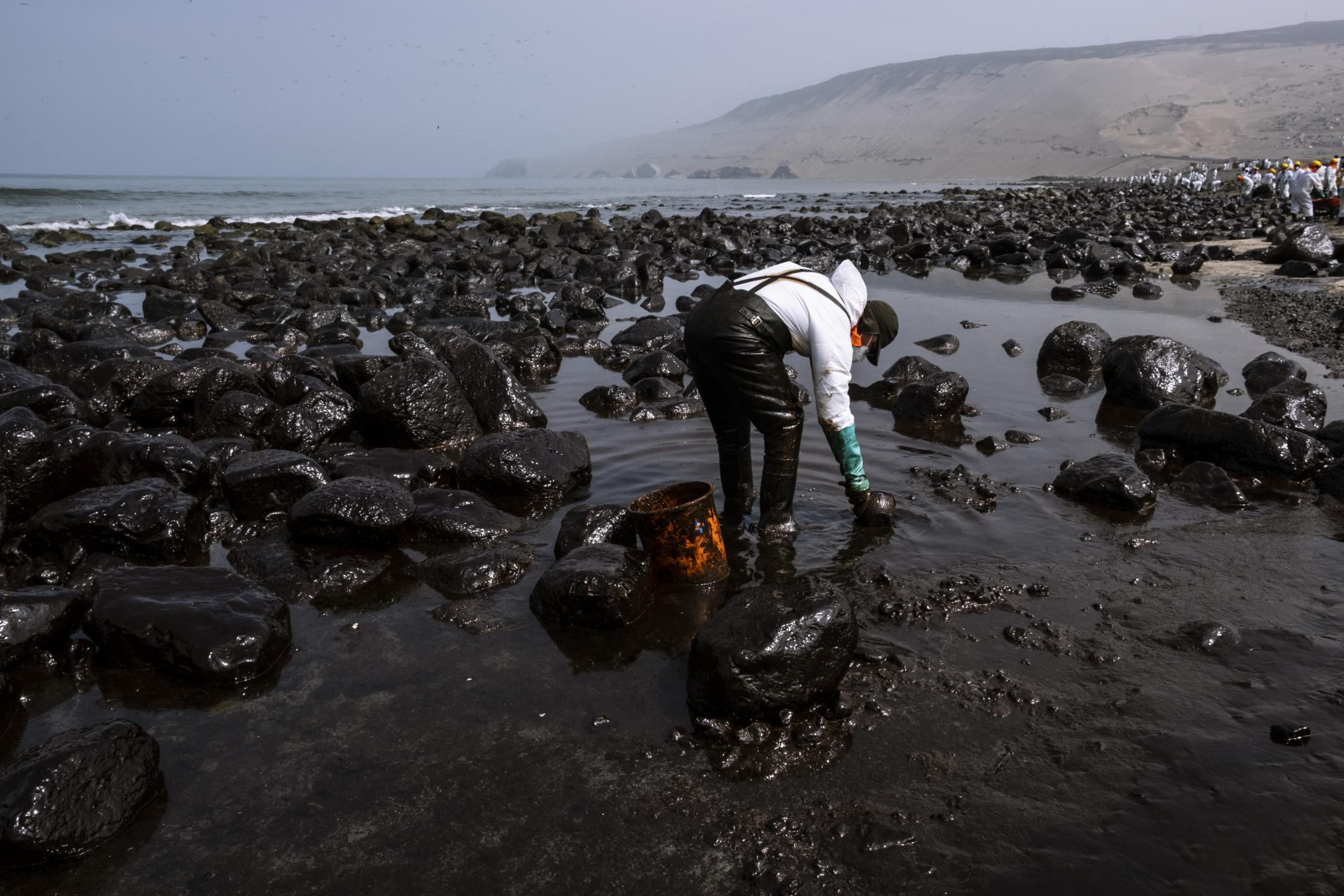 The oil spill in Peru