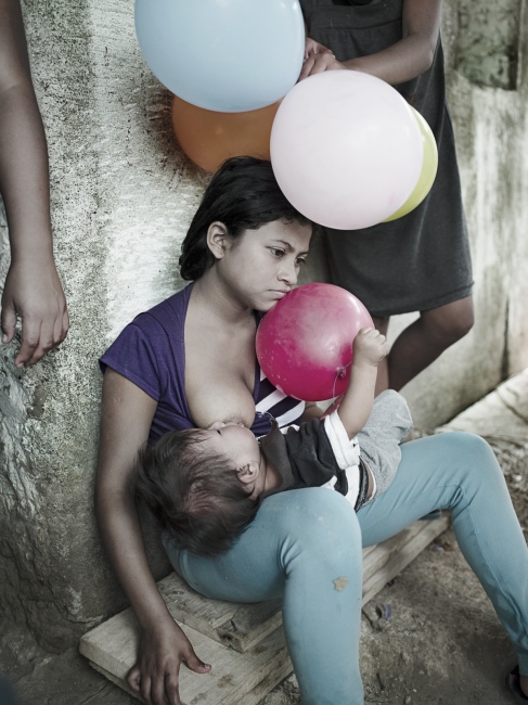 Image from Children having Children -  Heidy was 12 when she became pregnant with the father of...
