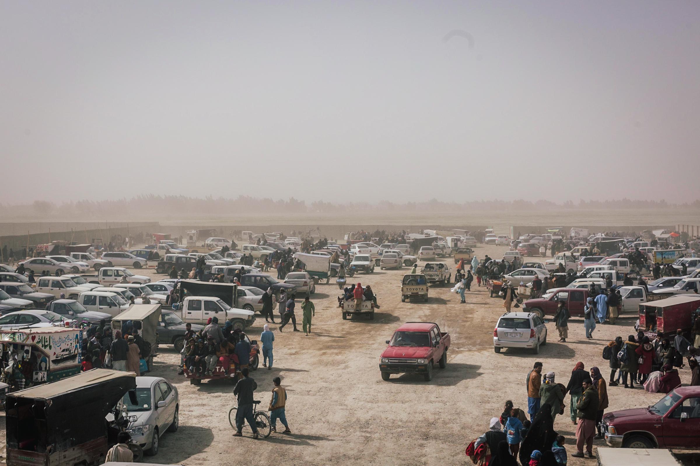 An Afghan Exodus - The so-called „Garage“ is the main smuggling...