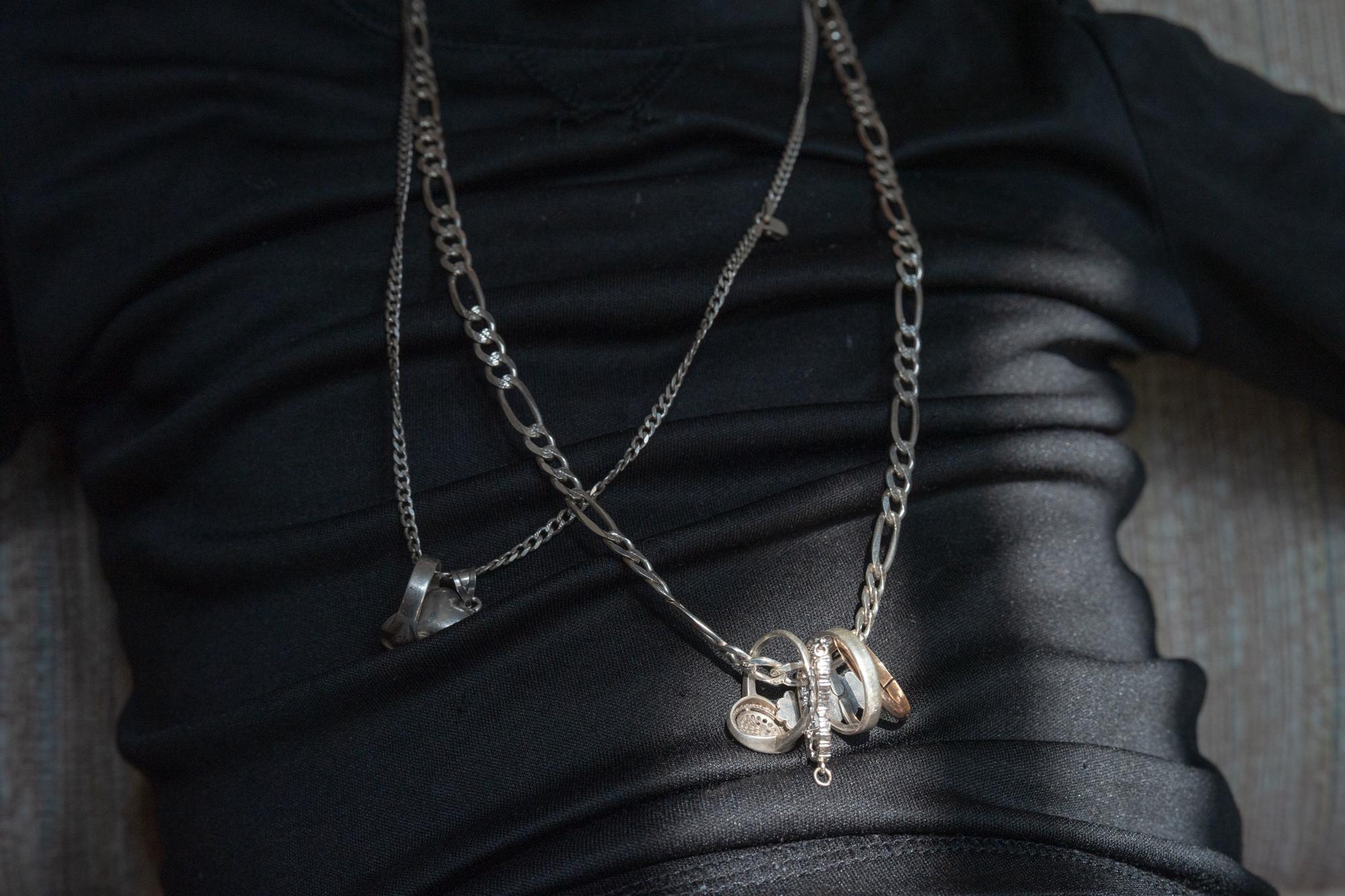 ProPublica - Immigration  - Sander asks his dad if he can wear his mom's jewelry, the...