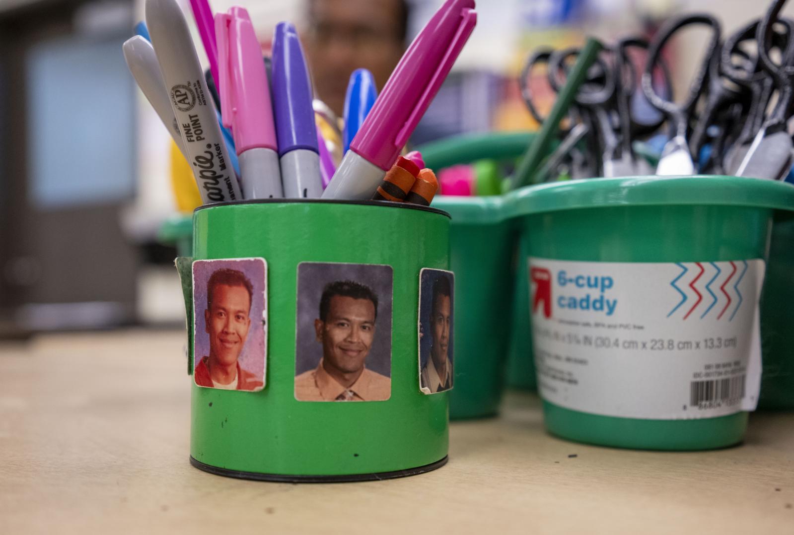 35 years after the Cleveland Elementary School Shooting - Photos of Rann Chun from his early days as a teacher in his classroom at Cleveland Elementary...