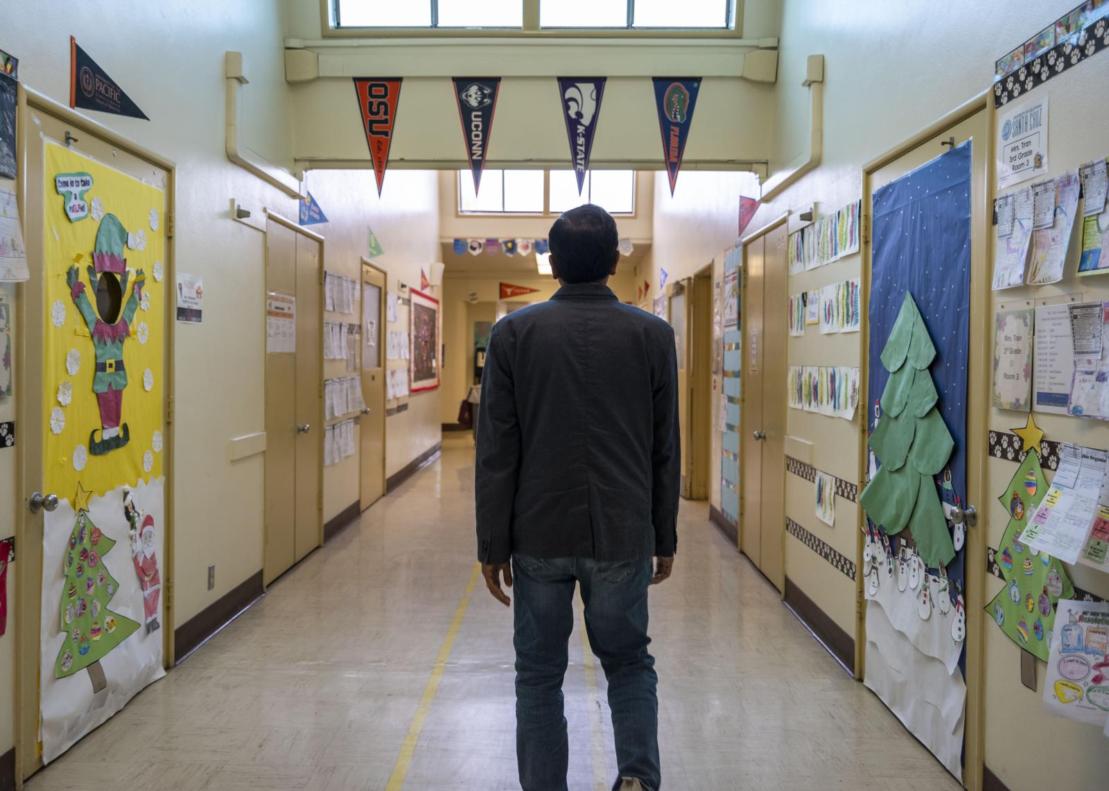 35 years after the Cleveland Elementary School Shooting - Rann Chun looks at the hallway he ran through to hide inside a classroom during the shooting at...