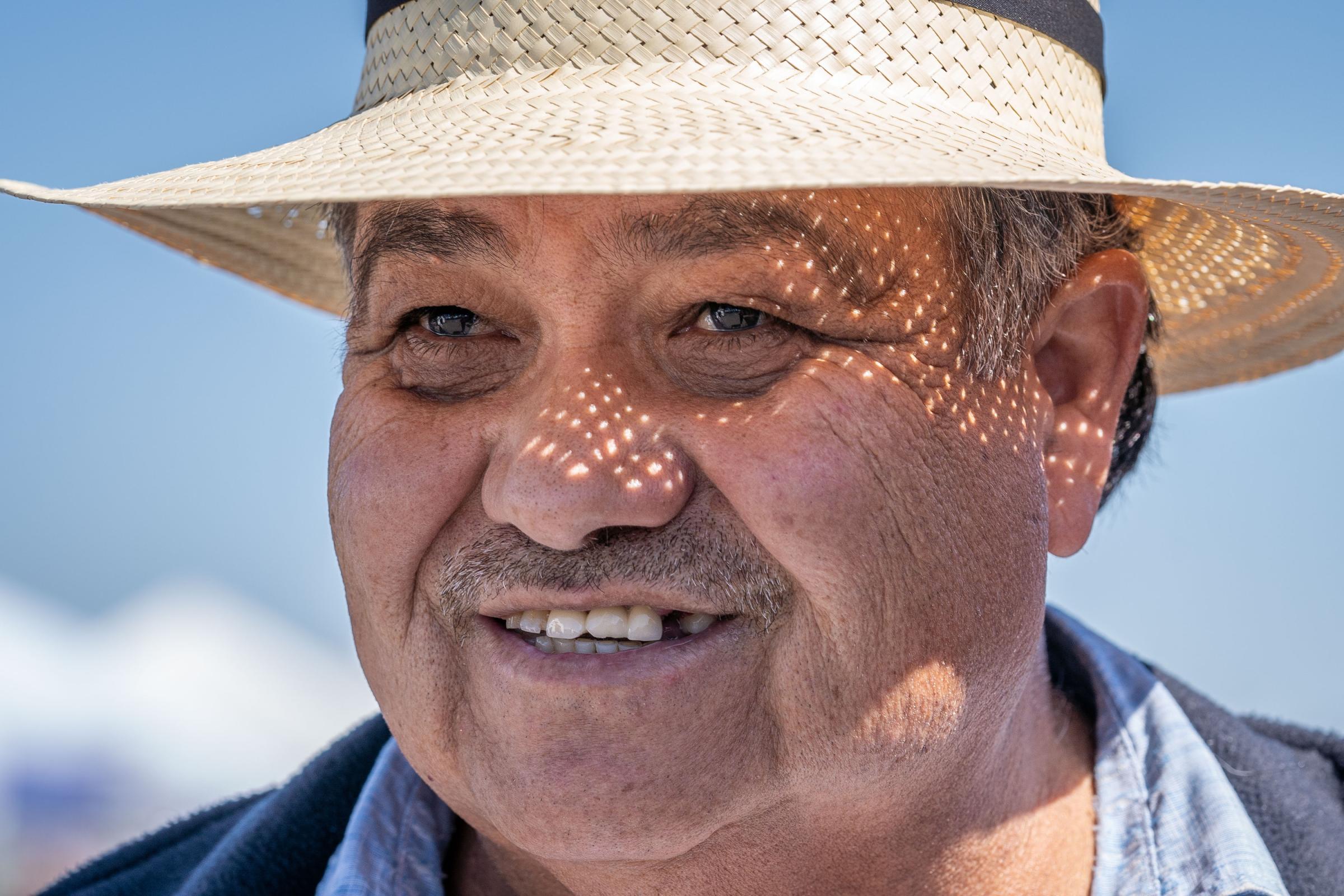 Lack of Translation Services for the Latino Community - Luis Magaña at the Flea Market in Stockton, Calif., on...