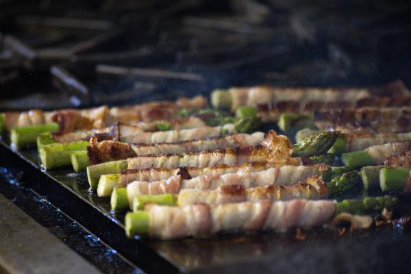 Image from Bay Area Work - Bacon-wrapped asparagus at San Joaquin County Fairgrounds...