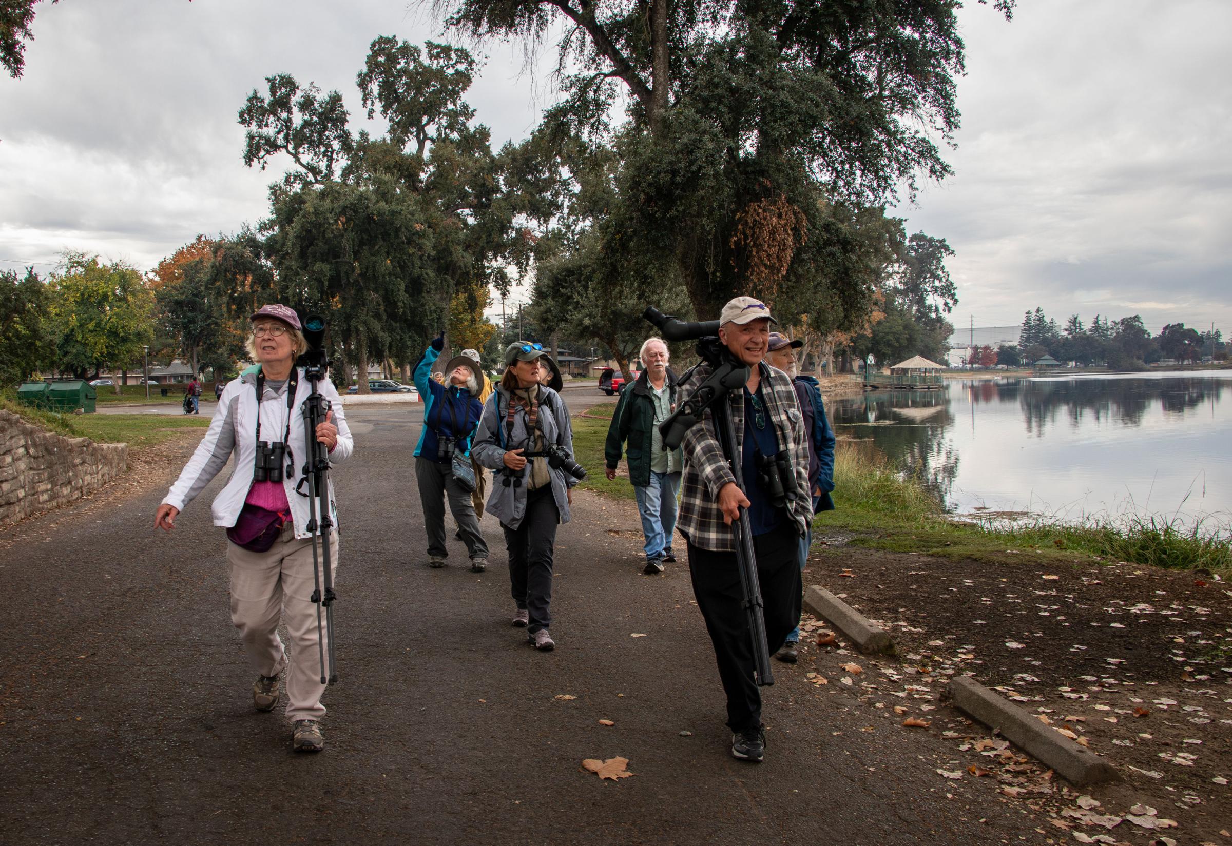 Birders - A group of bird watchers with the Mt. Diablo Audubon...