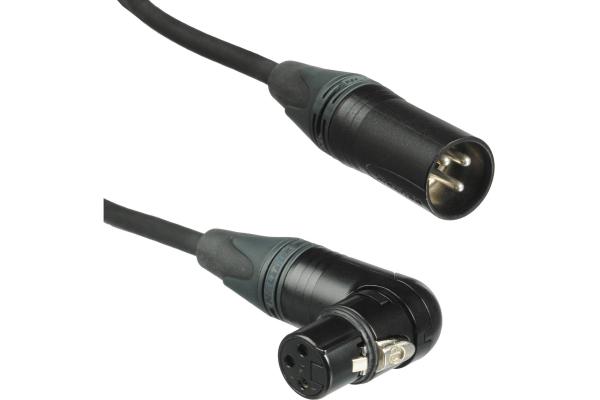 Image from Audio - Neutrik XLR cables Angled 3 Meters