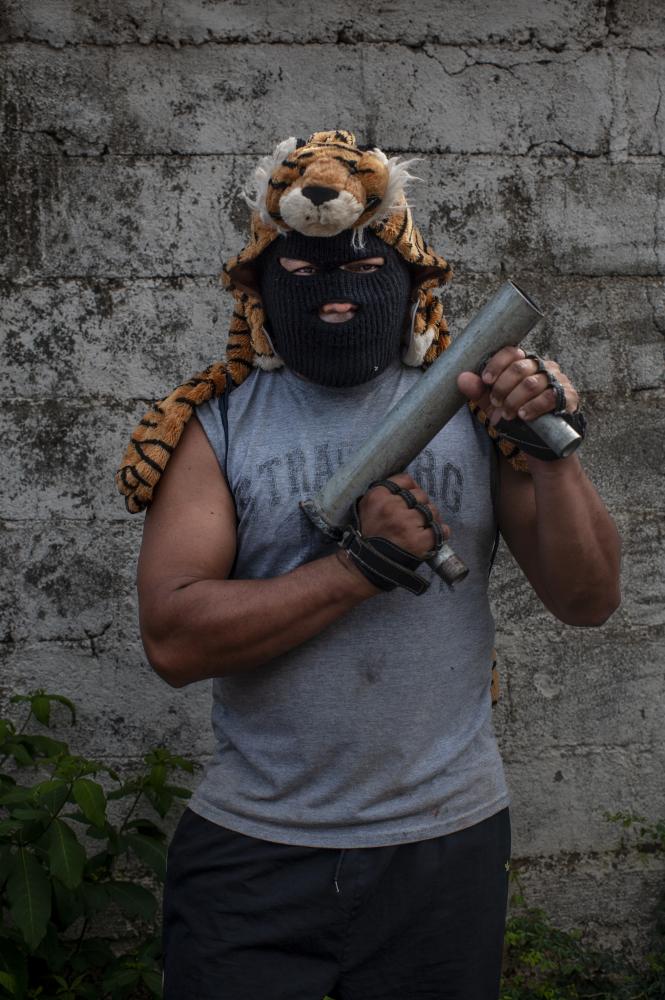 Nicaragua / part two - Your mother to surrender - Portrait of commander peluche one of those in charge of...