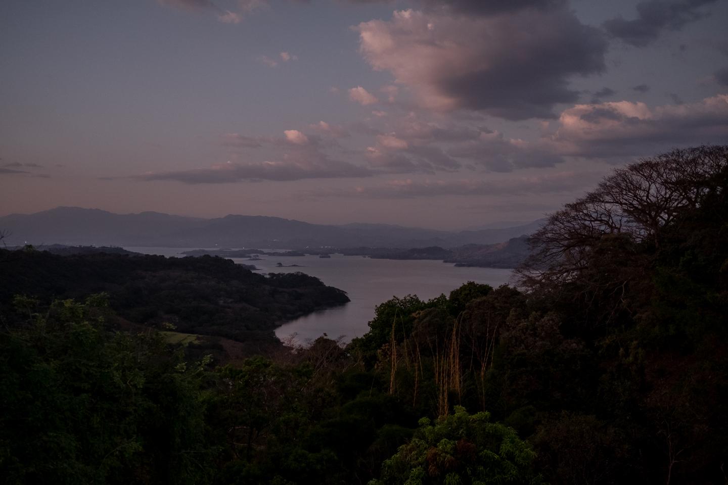 The announced death of the Lempa River - View of the landscape towards the Cerrón Grande...