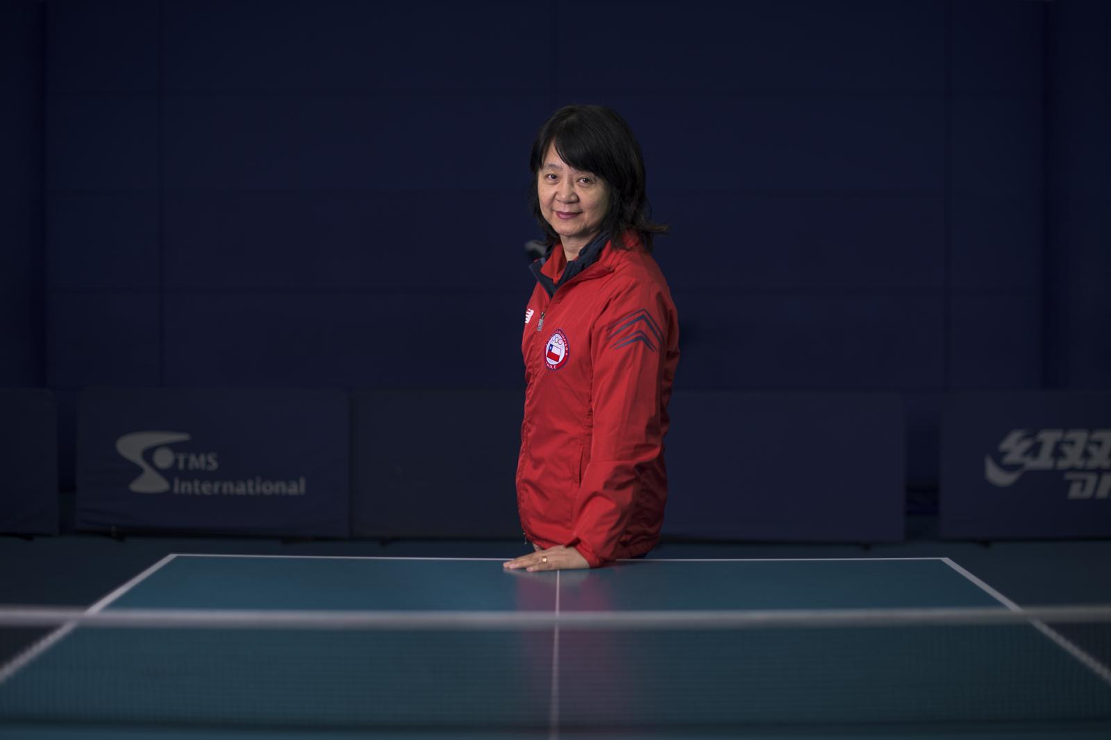 Portrait - Zhiying Zeng, jugadora de tenis de mesa y seleccionada...